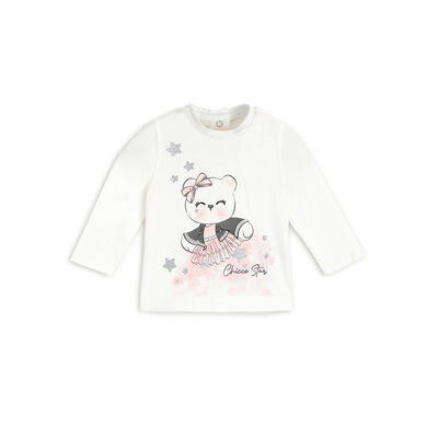 Girls Bronze Printed Long Sleeve T-Shirt